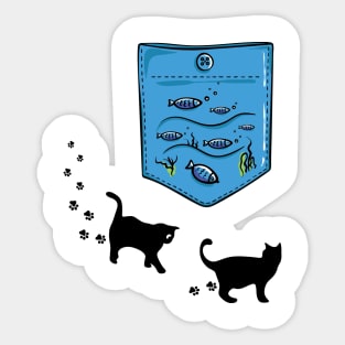Aquarium Pocket Sticker